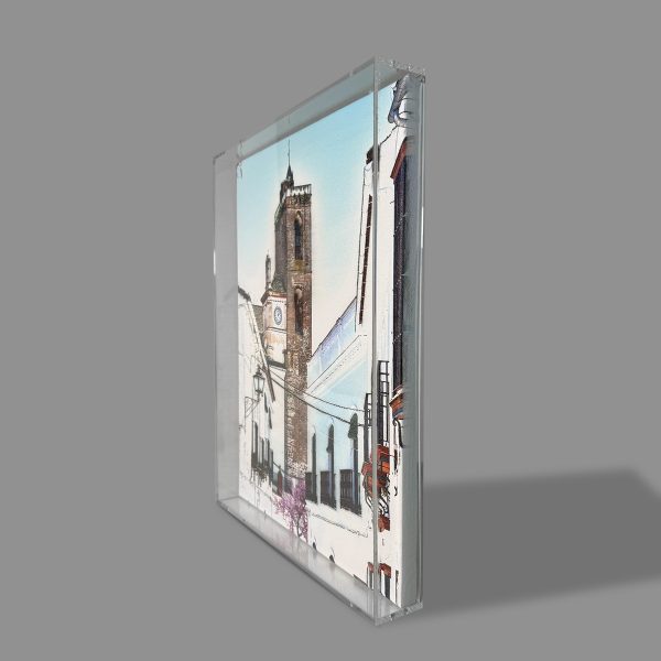 Urna de metacrilato a medida para bastidor - Imagen 3