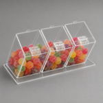 Caramelera de 3 tubos cuadrados
