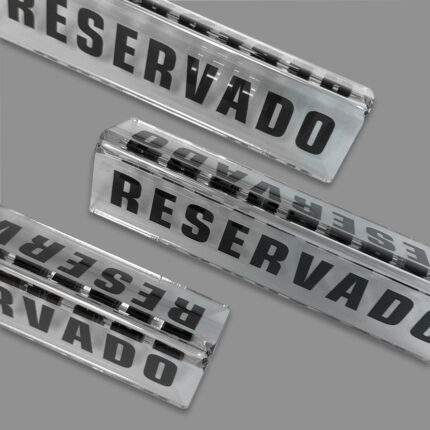 Pack de 10 carteles RESERVADO