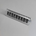 Pack de 10 carteles RESERVADO - Imagen 2