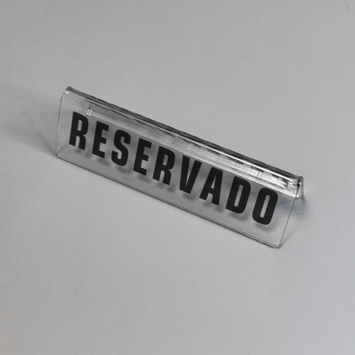 Pack de 10 carteles RESERVADO - Imagen 2