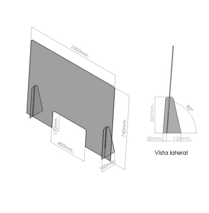 Mampara VG Fumé - Imagen 2