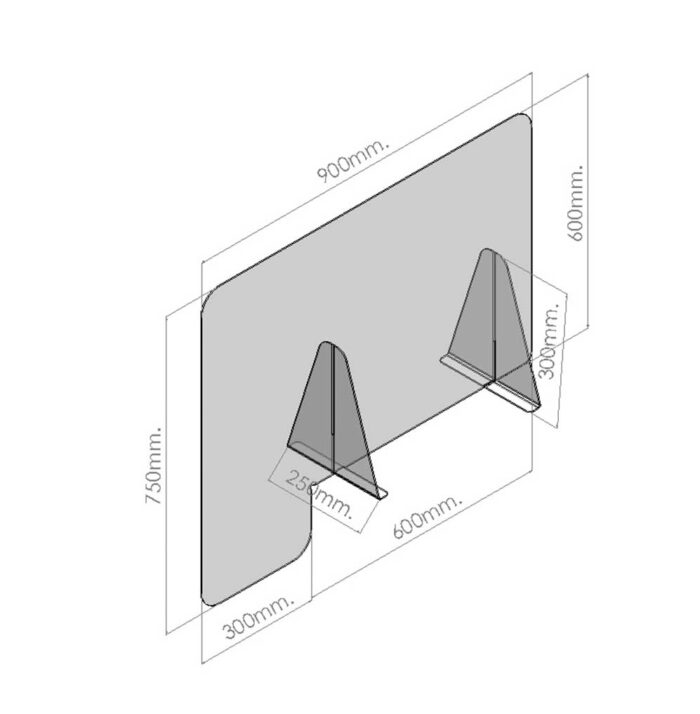 Mampara separadora oficina VT - Imagen 3