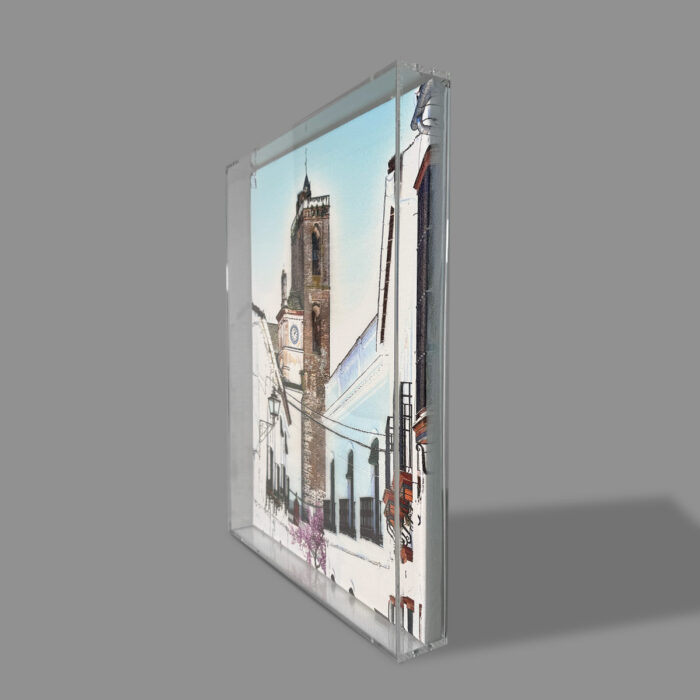 Urna de metacrilato a medida para bastidor - Imagen 2